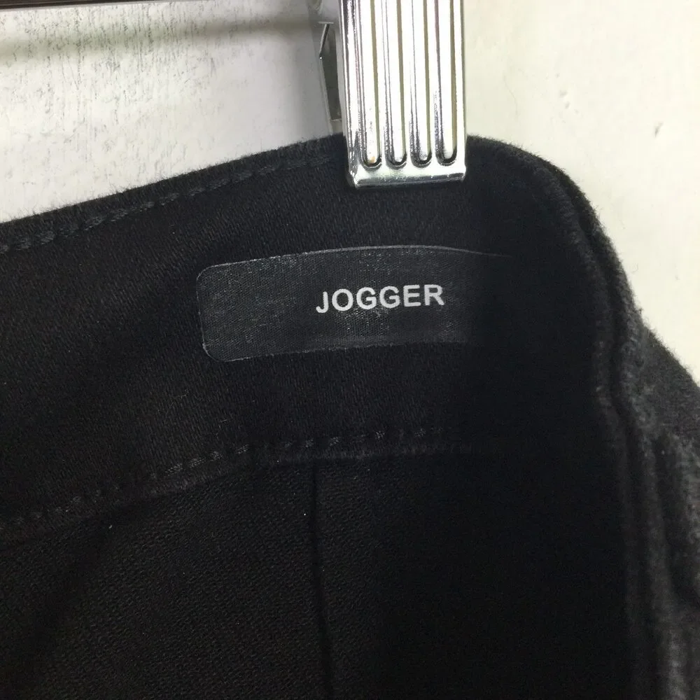 Judy Blue Womens Los Angeles Jogger Pants Skinny Drawstring Waist Black Size 16W - Picture 14 of 16